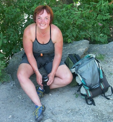 I've climbed on rock!